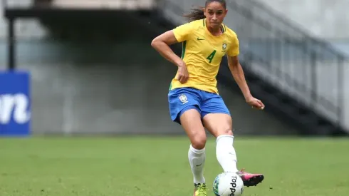 Thais Magalhães/CBF - Rafaelle, zagueira da Seleção Feminina