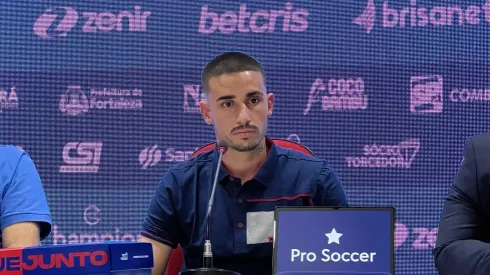 Reprodução/Fortaleza - Thiago Galhardo, atacante do Fortaleza