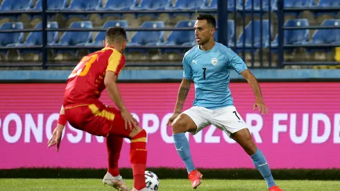 PODGORICA, MONTENEGRO - JUNE 05: Eran Zahavi of Israel during the international friendly match between Montenegro and Israel at city stadium Pod Goricom on June 5, 2021 in Podgorica, Montenegro. (Photo by Filip Filipovic/Getty Images)