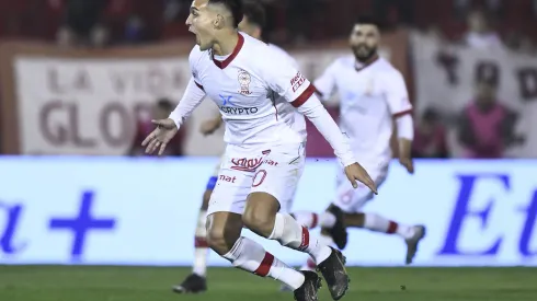 Foto: (Rodrigo Valle/Getty Images) – Franco Cristaldo, do Huracán, da Argentina, está na mira do Santos
