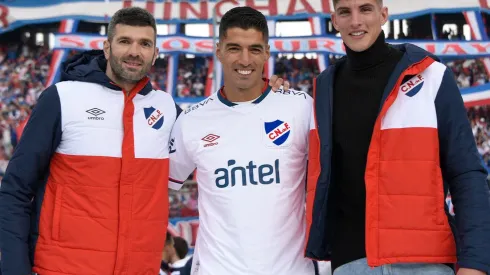 Reprodução/ Nacional-URU - Luis Suárez durante sua apresentação no Nacional