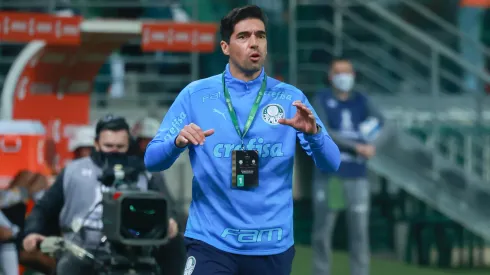 Foto: (Marcello Zambrana/AGIF) – Abel Ferreira e seus comandados no Palmeiras têm pregado respeito ao Atlético antes da decisão das quartas de final da Libertadores
