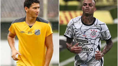 Fotos: (Ricardo Saibun/Flickr Oficial Santos/Ettore Chiereguini/AGIF) – Ganso, ex-Santos, foi comparado a Luan, que deve ser emprestado pelo Corinthians ao Peixe
