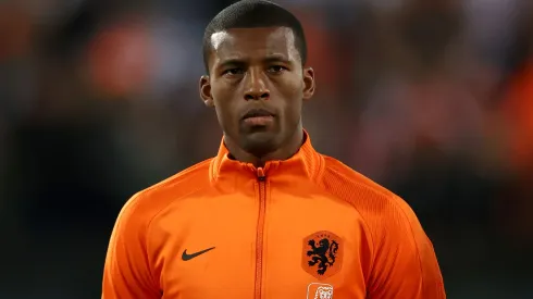 Photo by Dean Mouhtaropoulos/Getty Images – Wijnaldum é anunciado na Roma
