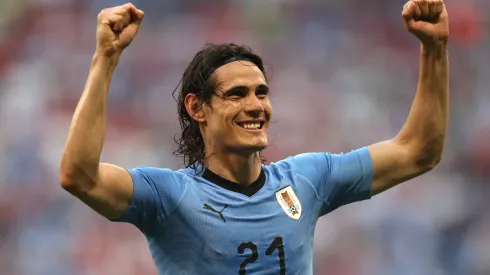 Michael Steele/ Getty Images – Cavani, atacante do Uruguai
