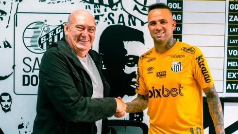 Foto: Leandro Reis/Santos FC – Rueda manda recado para Luan
