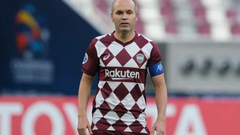 Simon Holmes/Getty Images- Andrés Iniesta, meia do Vissel Kobe
