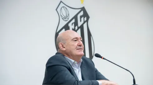 Foto: (Ivan Storti/Santos FC) – Andres Rueda, presidente do Santos,  deu detalhes sobre a negociação envolvendo Cristaldo
