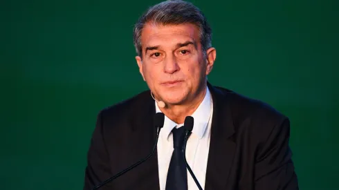David Ramos/Getty Images- Joan Laporta, presidente do Barcelona