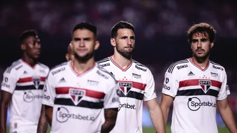 Foto: (Ettore Chiereguini/AGIF) – O São Paulo foi 'zoado' por um eliminado pelo Flamengo na Copa do Brasil
