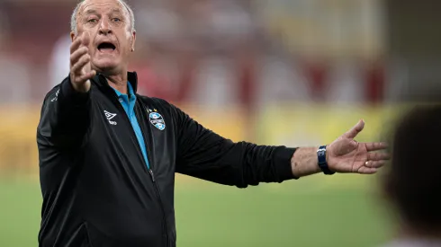 Foto: (Jorge Rodrigues/AGIF) - Felipão, ex-técnico do Grêmio, foi visto reagindo à notícia do retorno de Renato Gaúcho
