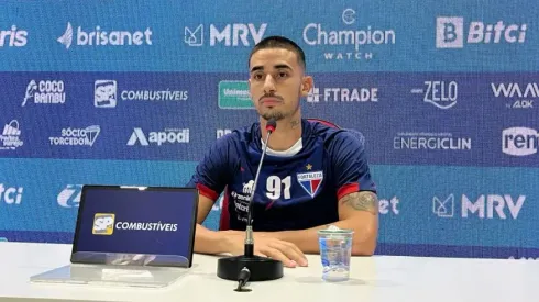 Reprodução/Fortaleza- Thiago Galhardo, atacante do Fortaleza