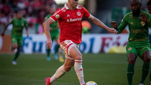 Maxi Franzoi/AGIF- Alexandre Alemão, centroavante do Internacionaç