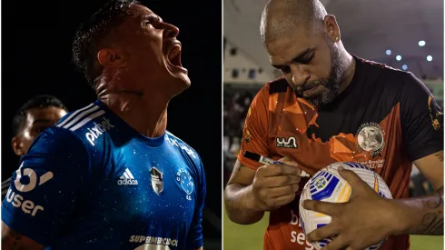 Fotos: (Alessandra Torres/AGIF/Thiago Ribeiro/AGIF) - Edu, do Cruzeiro, citou uma frase conhecida por Adriano Imperador para se posicionar após a 'polêmica da fumaça'