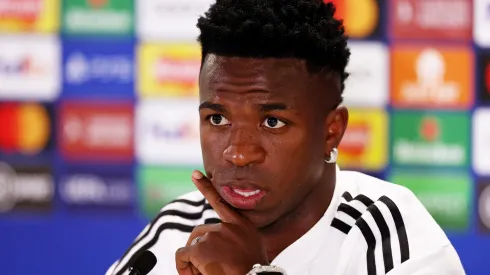 Ian MacNicol/ Getty Images- Vini Jr., atacante do Real Madrid