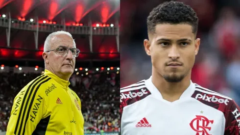 Foto Dorival: Thiago Ribeiro/AGIF/ Foto João Gomes: Robson Mafra/AGIF - Braz abre o jogo sobre situações de Dorival Júnior e João Gomes