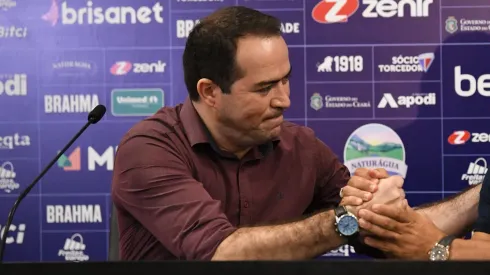 Foto: (Kely Pereira/AGIF) - Marcelo Paz, presidente do Fortaleza, continua atento ao mercado da bola