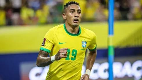 Reprodução/ CBF- Raphinha, atacante do Barcelona e Seleção Brasileira