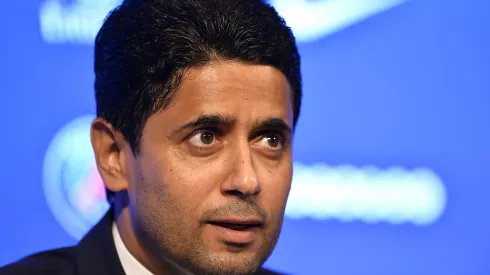 Aurelien Meunier/ Getty Images- Nasser Al-Khelaifi, presidente do PSG
