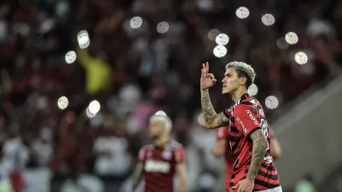 Thiago Ribeiro/AGIF- Pedro Guilherme, atacante do Flamengo
