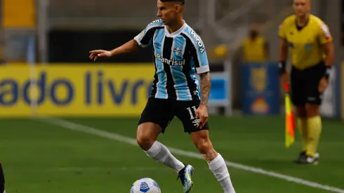 RS – Porto Alegre – 02/12/2021 – BRASILEIRO A 2021, GREMIO X SAO PAULO – Ferreirinha jogador do Gremio durante partida contra o Sao Paulo no estadio Arena do Gremio pelo campeonato Brasileiro A 2021. Foto: Maxi Franzoi/AGIF
