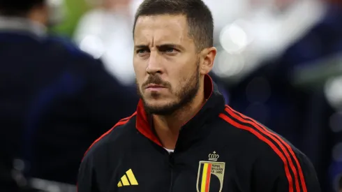 Photo by Dean Mouhtaropoulos/Getty Images – Técnico da Bélgica fala sobre Hazard
