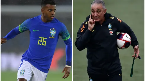 Fotos: (Justin Setterfield/Buda Mendes/Getty Images) - Rodrygo quer uma vaga na lista de Tite para a Copa do Mundo