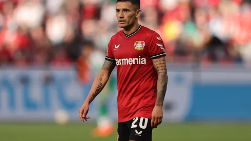 Christof Koepsel/ Getty images- Charles Aránguiz, meia do Bayer Leverkusen
