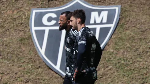 Foto: (Pedro Souza/Atlético) - Rafael tem sido a 'sombra' de Everson no Atlético