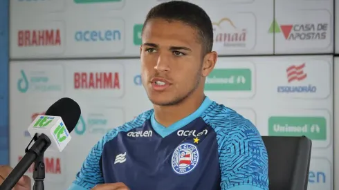 Divulgação/ ECB- Caio Vidal, atacante do Bahia