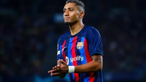 Eric Alonso/ Getty Images- Raphinha, atacante do Barcelona