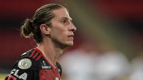 Thiago Ribeiro/AGIF- Filipe Luís, lateral do Flamengo
