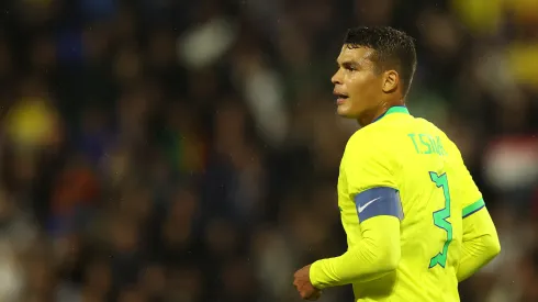 Dean Mouhtaropoulos/ Getty Images- Thiago Silva, zagueiro e capitão da seleção
