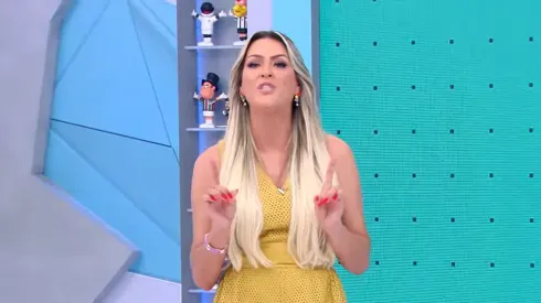 Foto: Reprodução/TV Bandeirantes - Renata Fan se pronuncia após polêmica com a torcida do Corinthians