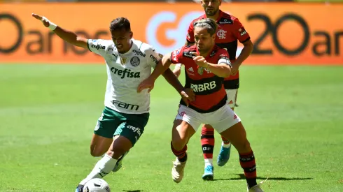 Foto: (Mateus Bonomi/AGIF) - Flamengo e Palmeiras disputaram a Supercopa do Brasil 2021