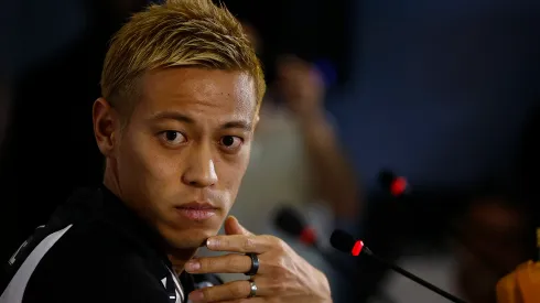 Wagner Meier/ Getty Images- Keisuke Honda, meia do FK Suduva, da Lituânia