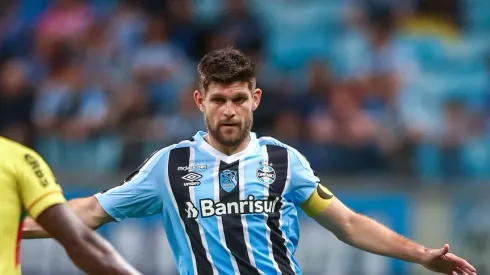 Foto: (Lucas Uebel/Grêmio FBPA) - A situação de Kannemann deve ser definida pelo Grêmio na próxima semana