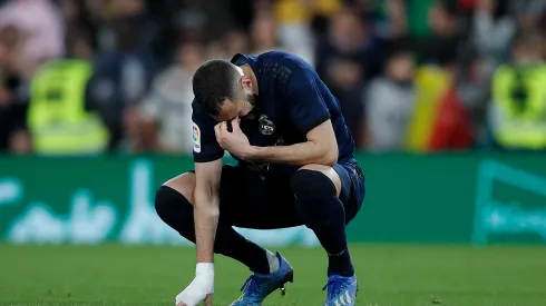 Fran Santiago/ Getty Images- Benzema, atacante do Real Madrid e da França
