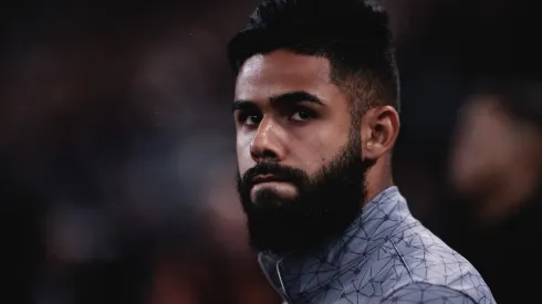 SP - Sao Paulo - 25/06/2022 - BRASILEIRO A 2022, CORINTHIANS X SANTOS - Felipe Jonatan jogador do Santos durante partida contra o Corinthians no estadio Arena Corinthians pelo campeonato Brasileiro A 2022. Foto: Ettore Chiereguini/AGIF