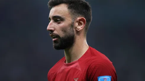 Photo by Michael Steele/Getty Images – Bruno Fernandes sai em defesa de companheiro na Seleção Portuguesa
