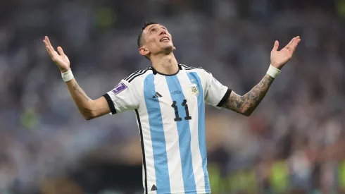 Foto: (Catherine Ivill/Getty Images) – Di María provou que estava confiante para a final da Copa do Mundo
