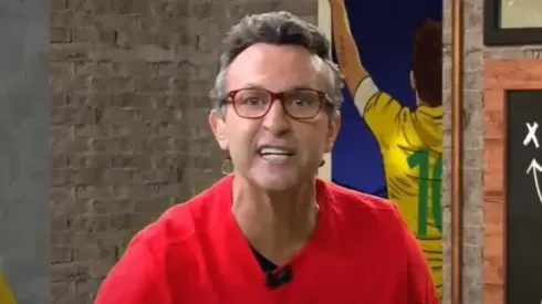 Foto: (Reprodução/TV Bandeirantes) - Neto defendeu a aposentadoria da camisa 10 após a morte de Pelé