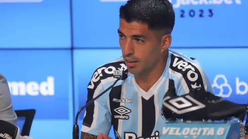  Fernando Alves/AGIF- Luis Suárez, atacante do Grêmio
