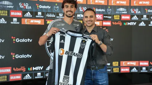 Pedro Souza/ Atlético-MG- Igor Gomes em sua apresentação no Galo
