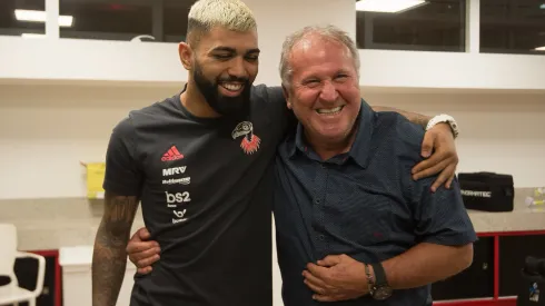 Foto: (Alexandre Vidal/Flamengo) – Gabigol utilizará a camisa 10 de Zico no Flamengo
