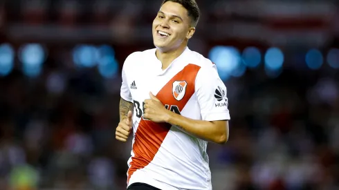 Gabriel Rossi/ Getty Images- Juan Quintero em sua passagem pelo River Plate