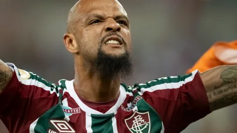 Jorge Rodrigues/AGIF- Felipe Melo, volante do Fluminense
