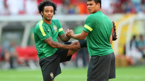 Foto: (Adalberto Marques/AGIF) – Thiago Silva e Marcelo já tiveram seus nomes especulados no Fluminense
