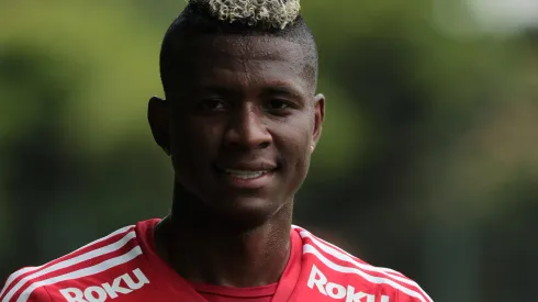 Foto: (Rubens Chiri/saopaulofc.net) - Orejuela deve ser uma das novidades do São Paulo para o jogo contra a Portuguesa