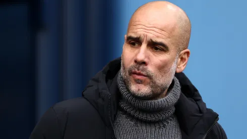 Naomi Baker/Getty Images- Pep Guardiola, técnico do Manchester City